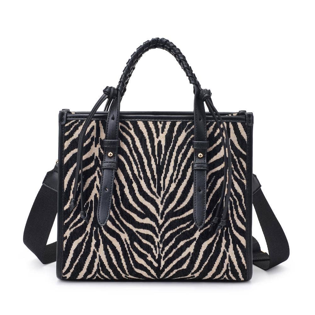 Moda Luxe Dinsdale Zebra Print Crossbody