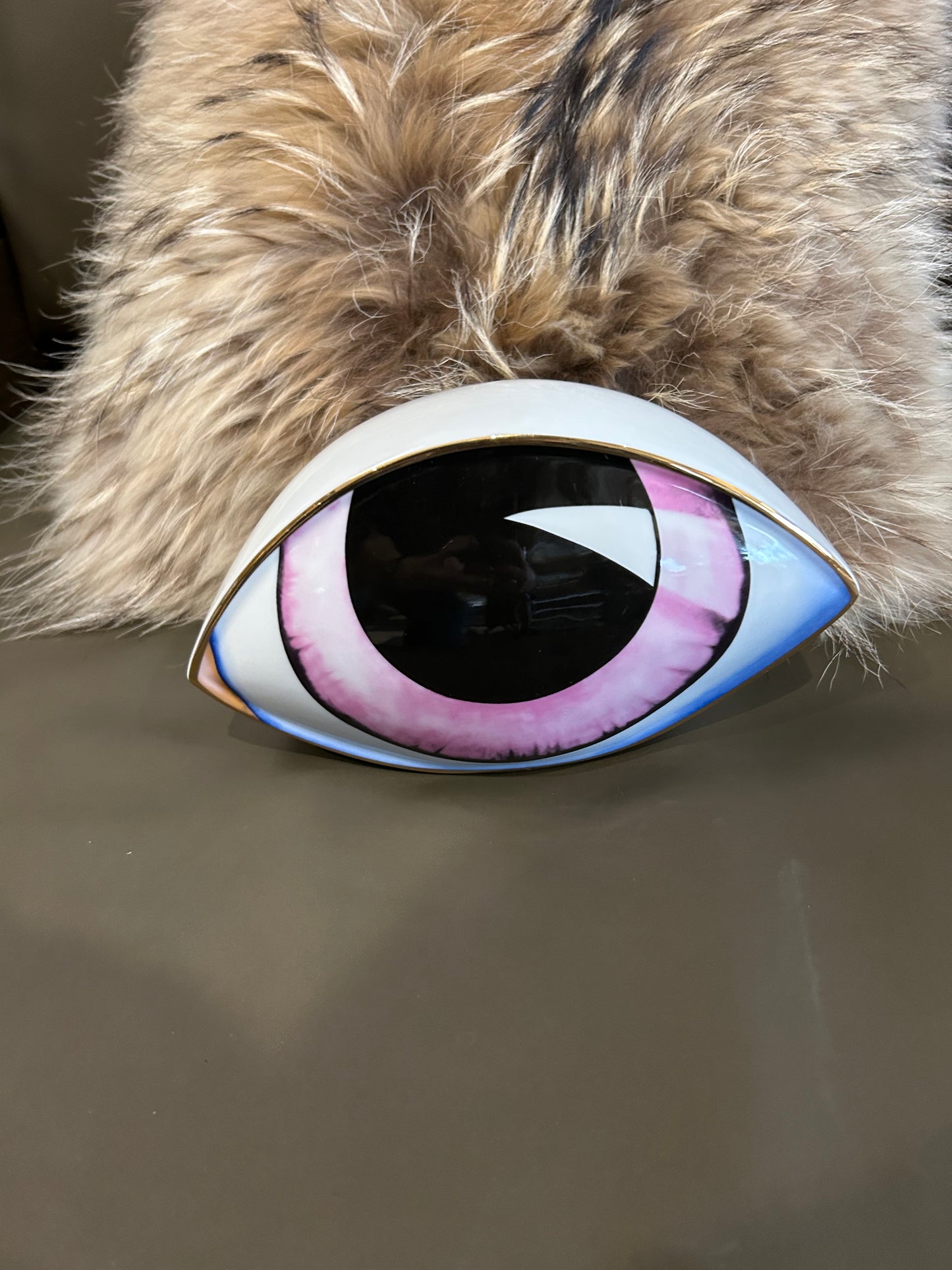 Lucky Eye Ceramic Statue