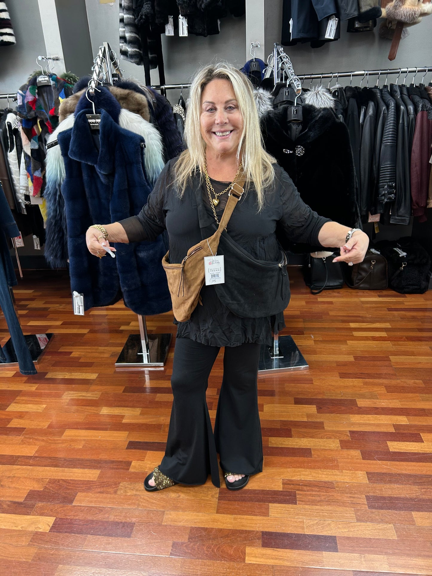 JC Andi Vegan Sling Hobo Bag