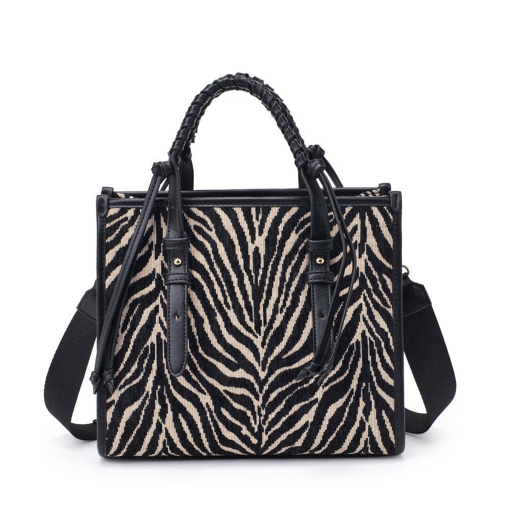 Moda Luxe Dinsdale Zebra Print Crossbody