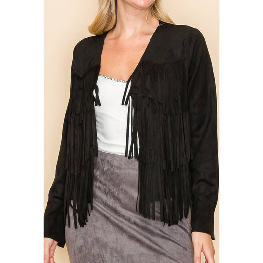 Vocal Fringe Crop Jacket