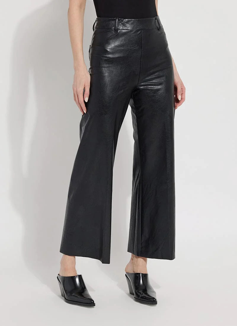 Lyssè Vegan Leather Wide Leg (28" Inseam)