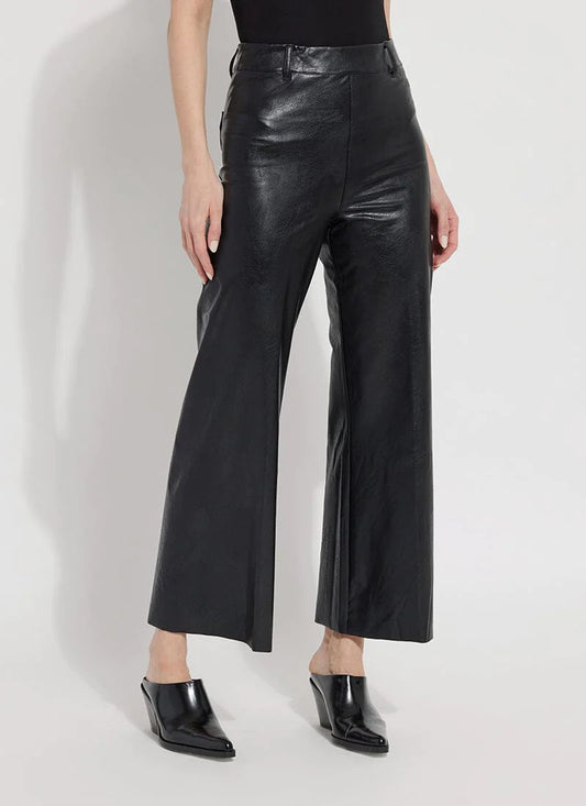 Lyssè Vegan Leather Wide Leg (28" Inseam)