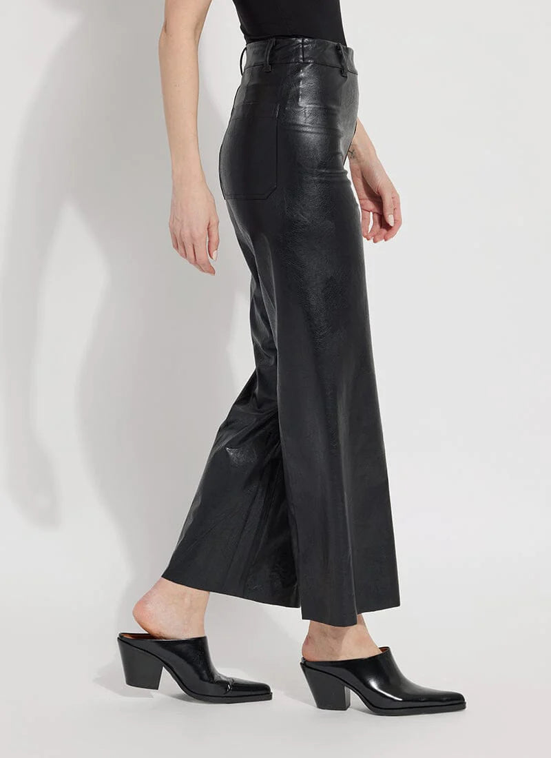 Lyssè Vegan Leather Wide Leg (28" Inseam)