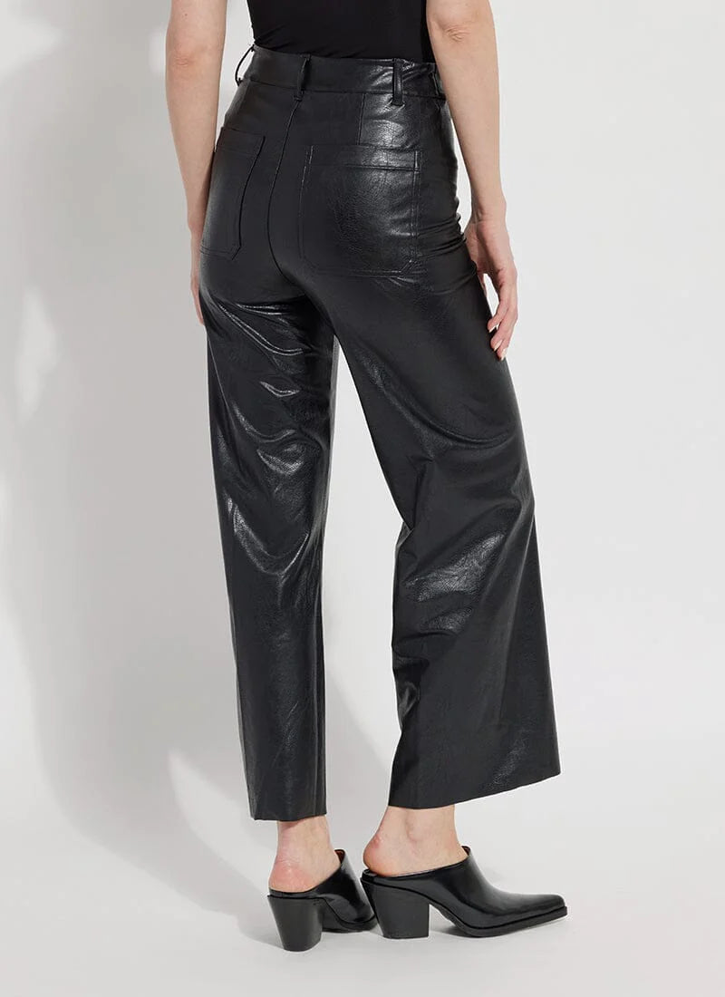 Lyssè Vegan Leather Wide Leg (28" Inseam)