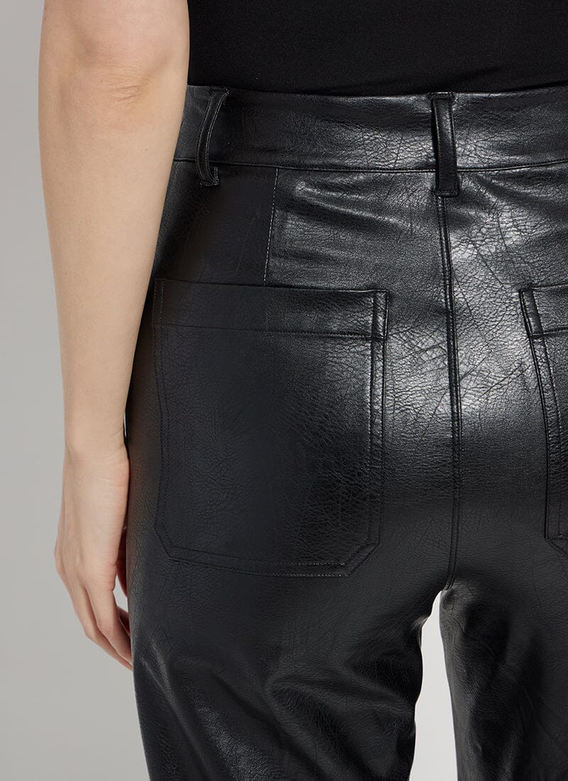 Lyssè Vegan Leather Wide Leg (28" Inseam)