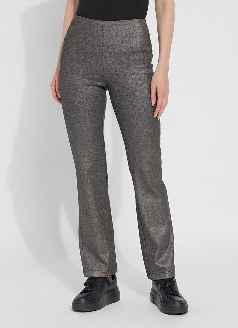 Lyssè Metallic Coated Baby Bootcut