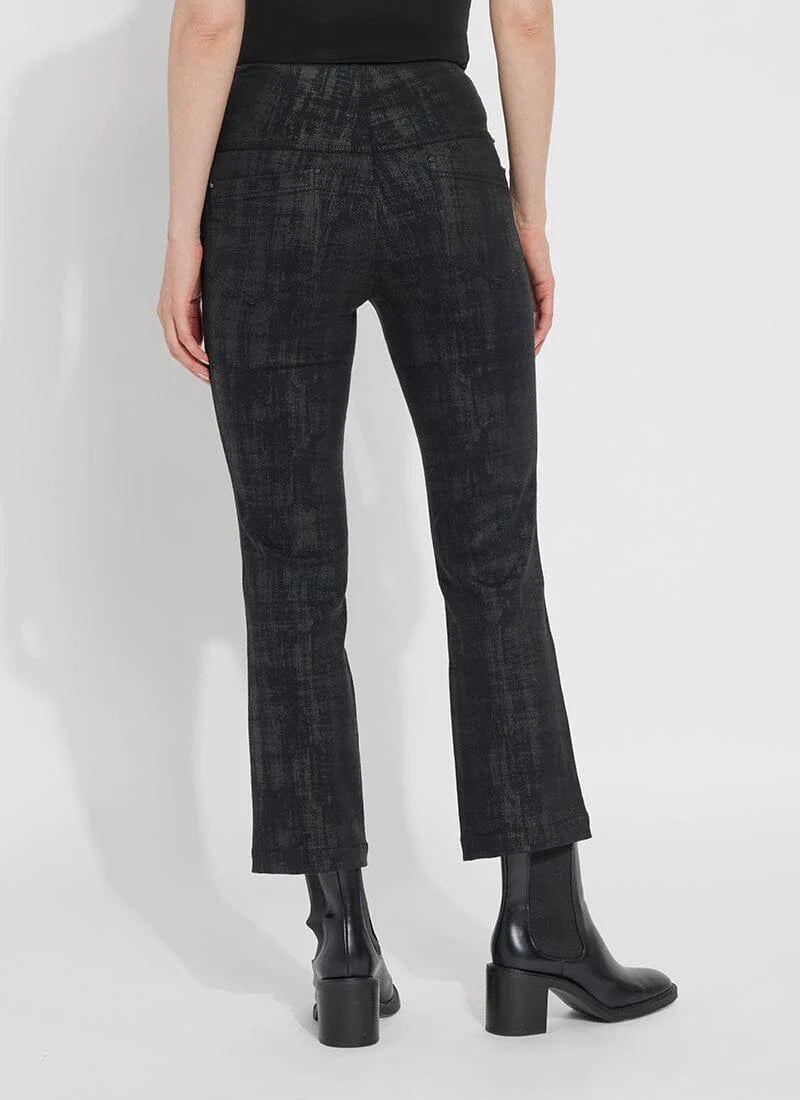 Lyssè Ankle Foil Denim Baby Bootcut (inseam 27")