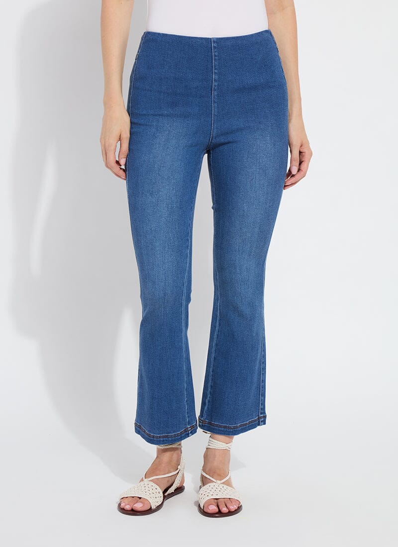 Lyssè Jade Stretch Tencel Denim Flare (27" Inseam)