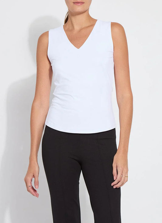 Lyssè Essential V-Neck Shell Sleeveless Top