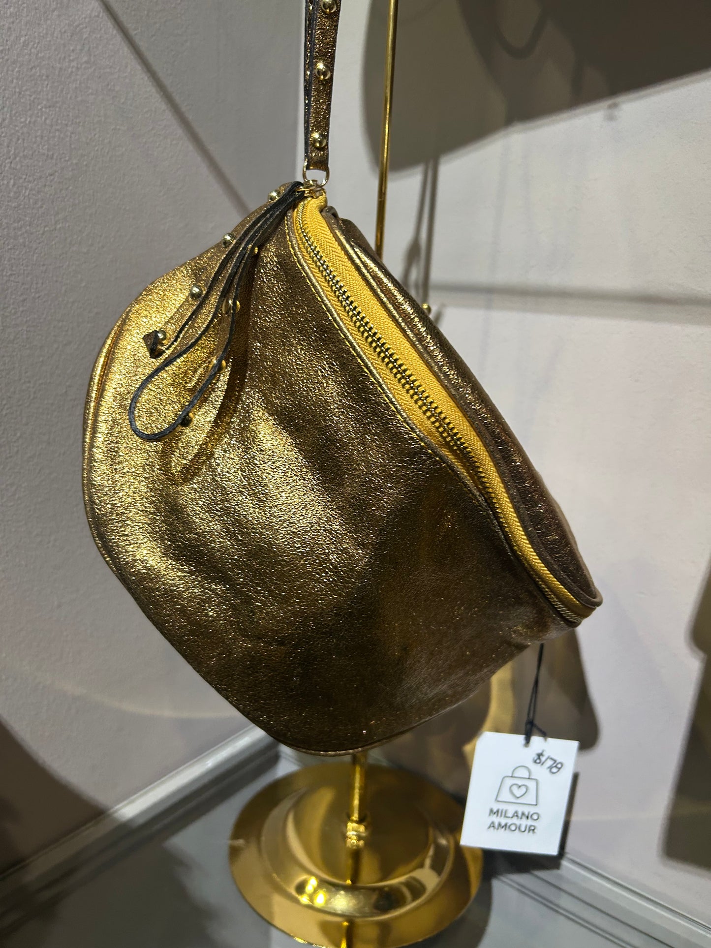 MILANO AMOUR Petros Laminato Crossbody Bag