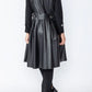 IC Collection Pleats Shawl Collar Frock Coat