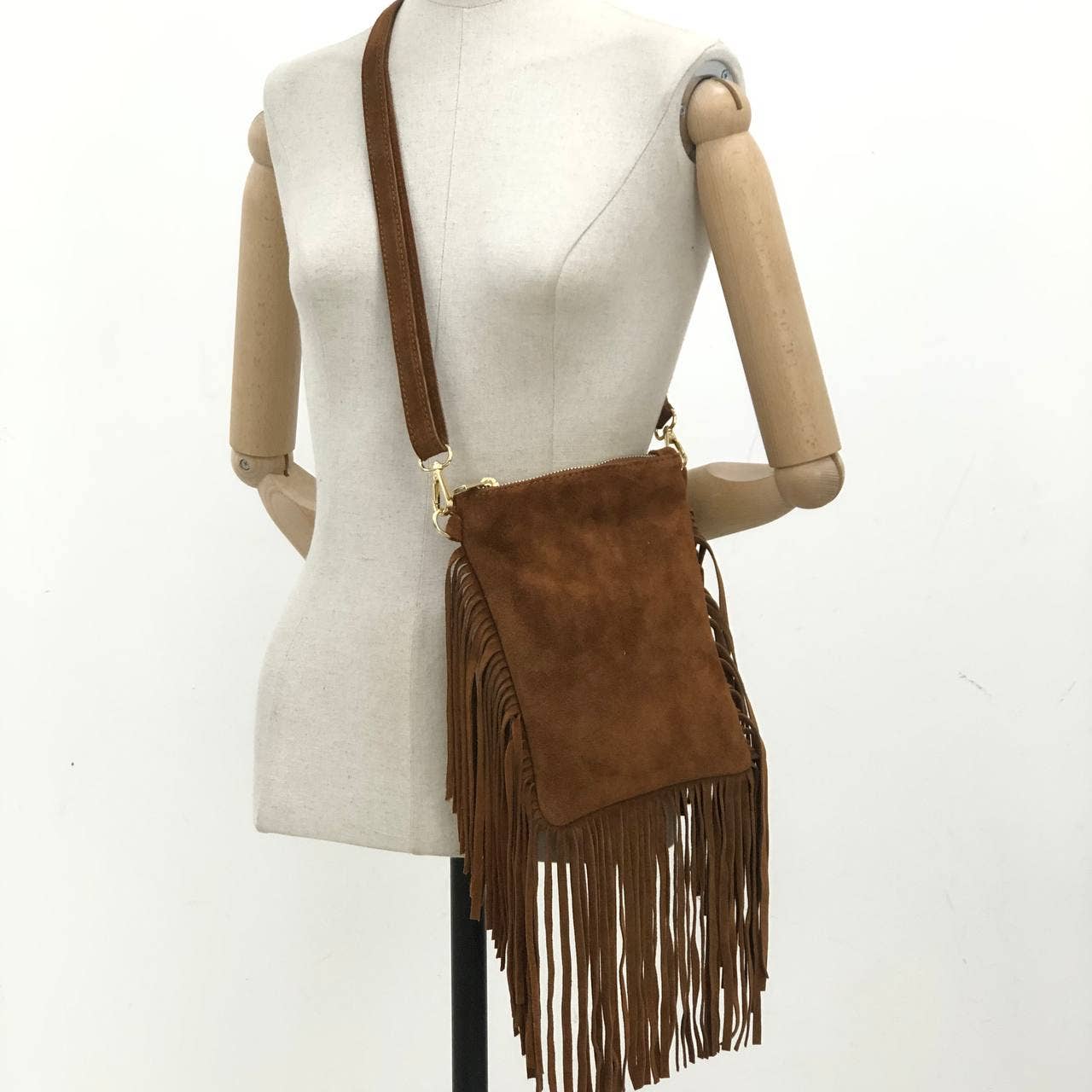 MILANO AMORE CROSSBODY MARBELLA ECO SUEDE FRANGE