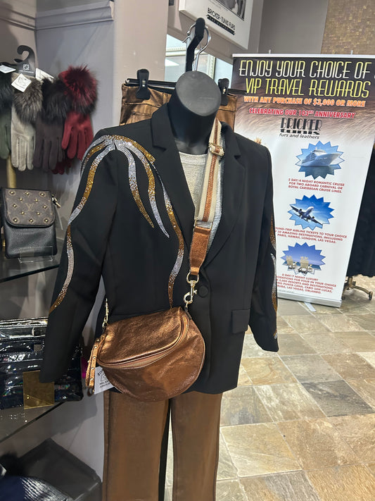 MILANO AMOUR Petros Laminato Crossbody Bag