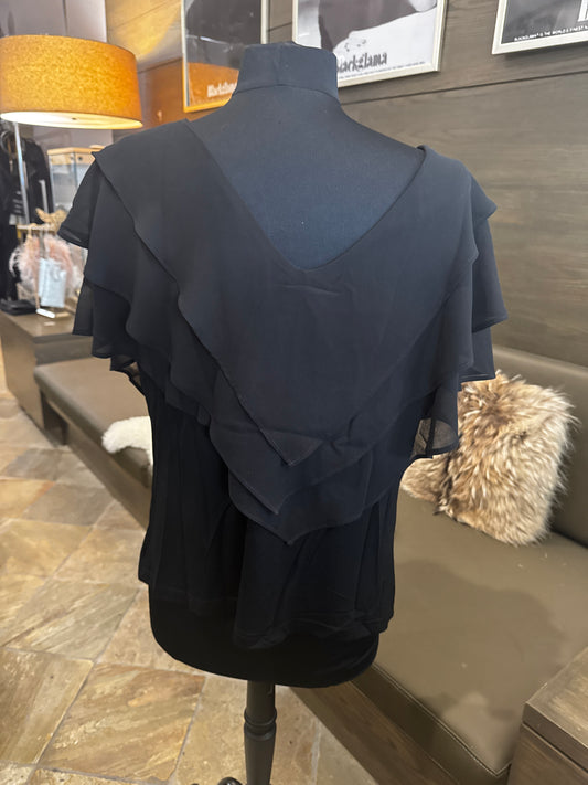 AZI Kate Black Shirt Top