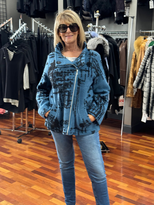LIV Off the Grid Retro Jacket Ocean/Black
