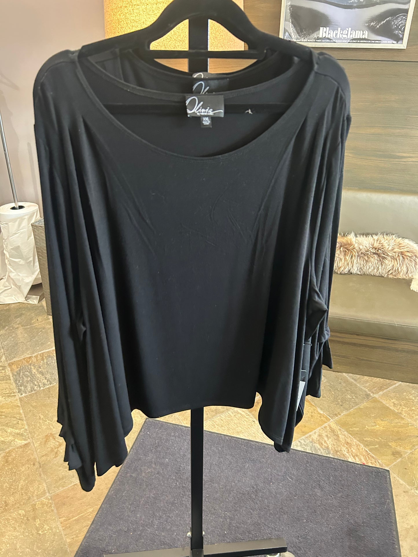 Olivia by Habitat Foundation Knits Pleated Topper