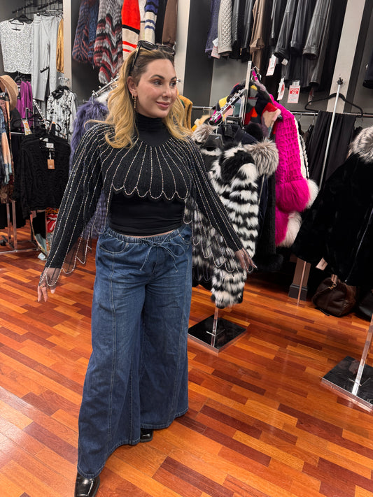 Kokomo JEWEL 7-WAY SCARF-SHAWL-BLACK-ONE-SIZE Accessories