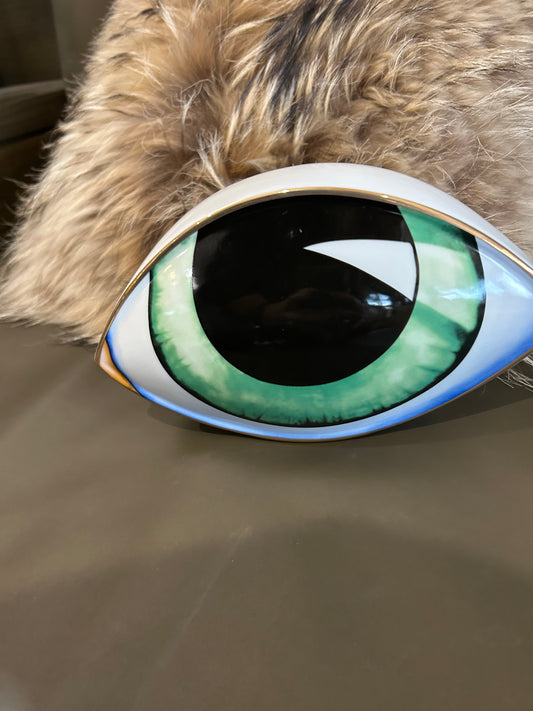 Lucky Eye Ceramic Statue