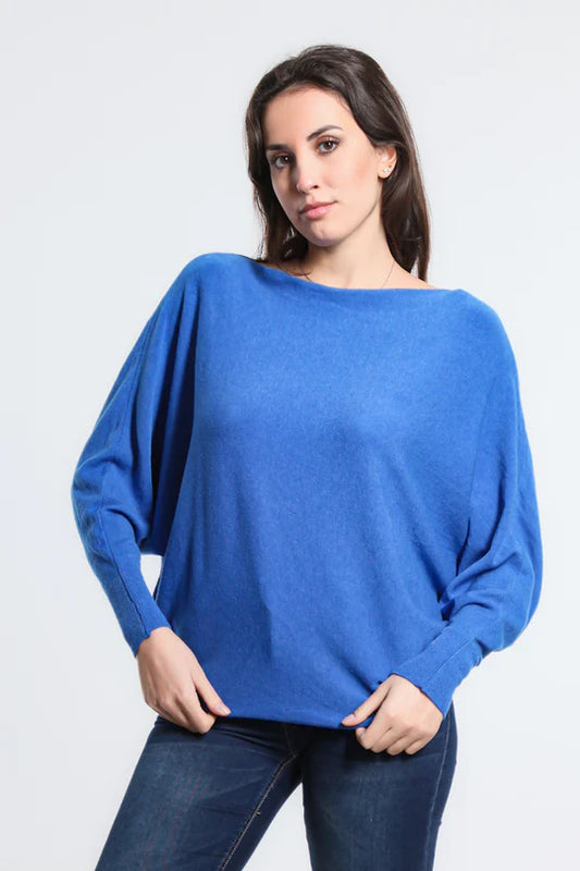 Tina Stephens Made in Italy Mylah Batwing Sweater One Size