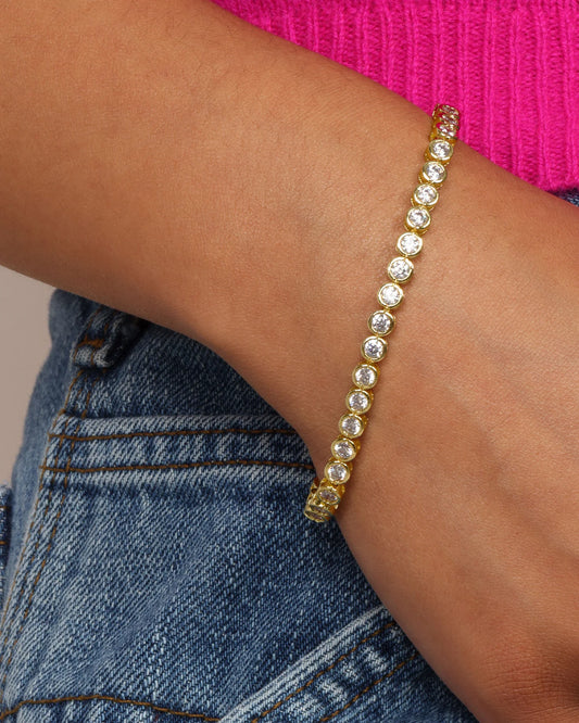 Melinda Maria Baroness Tennis Bracelet