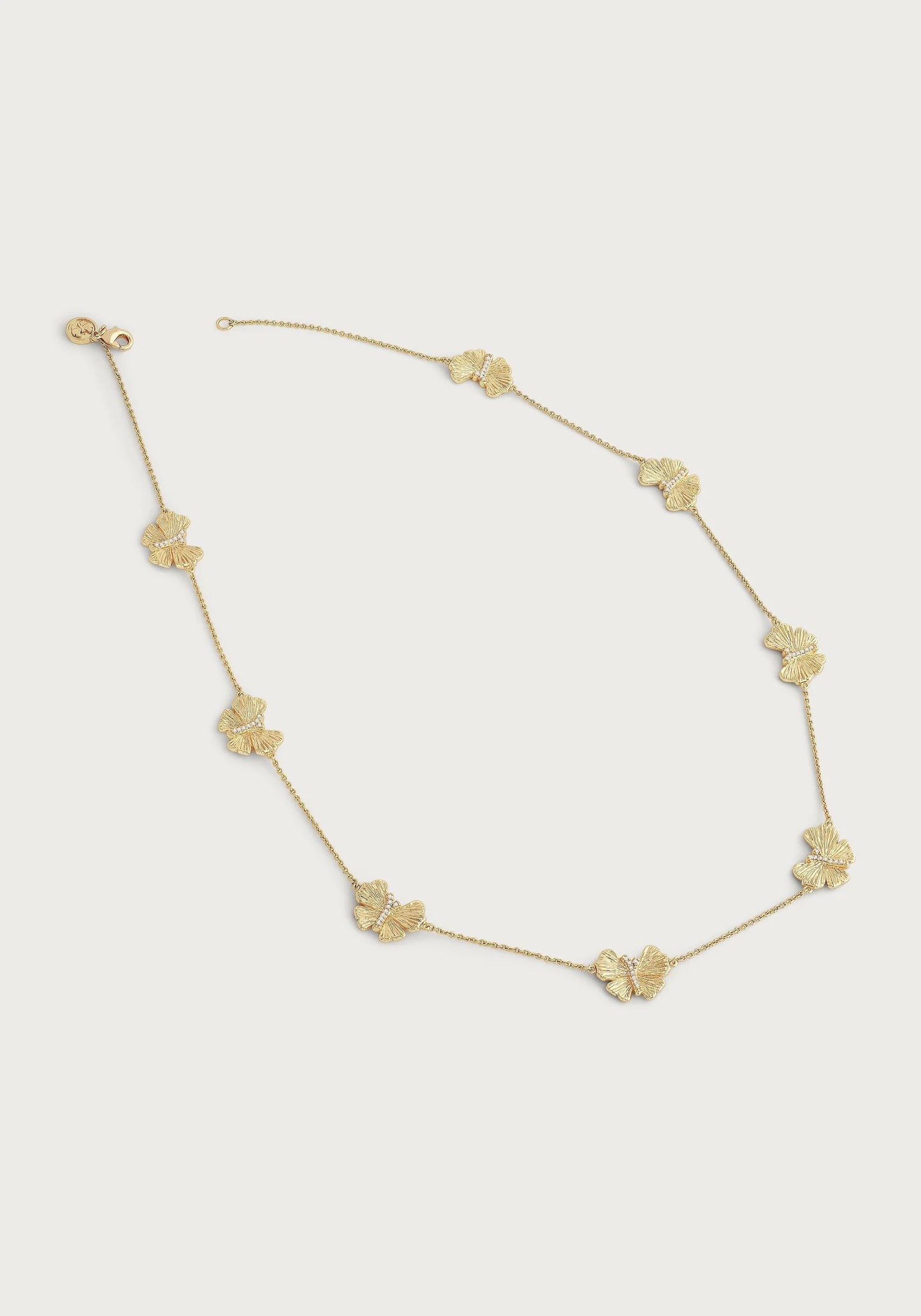 Anabel Aram Butterfly Station Necklace