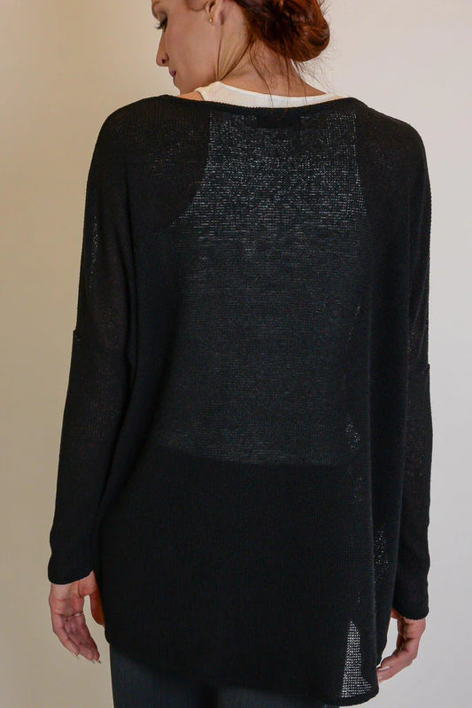 Revir Nele Knot Cardi  Long Sleeve Top One Size