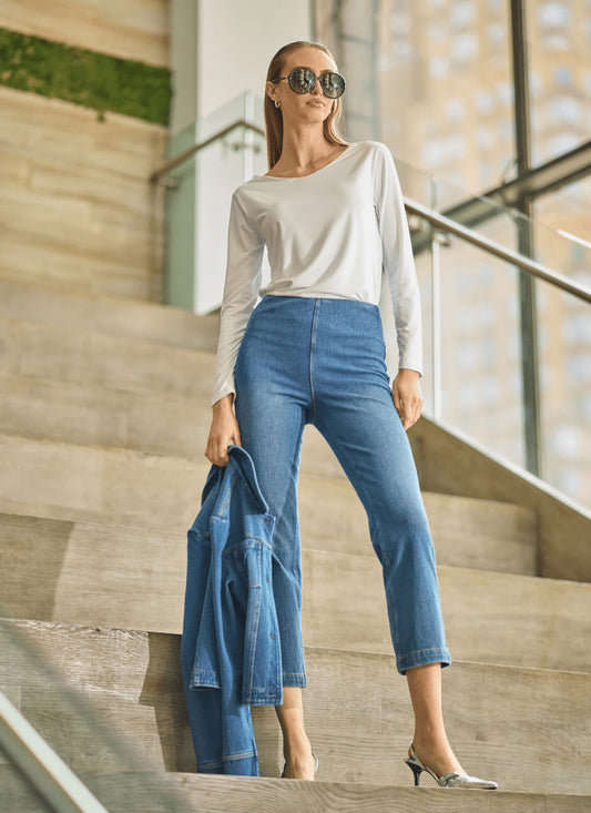 Lyssè Baby Bootcut Denim (27" Inseam)