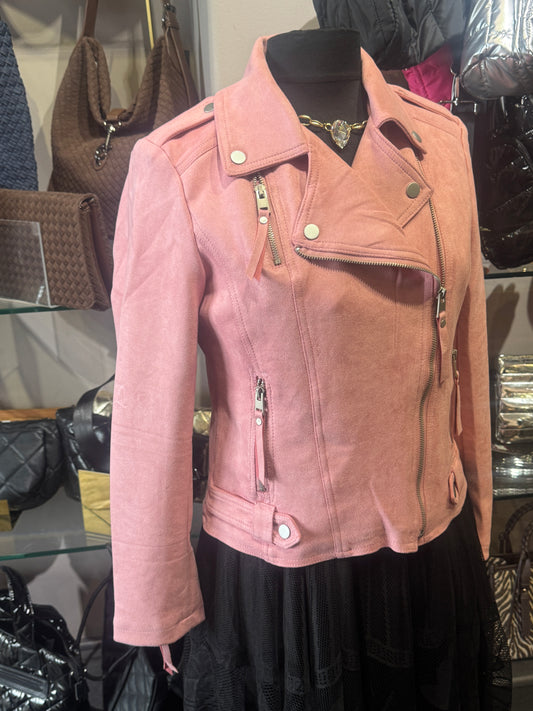 Paparazzi Mauve Moto Jacket