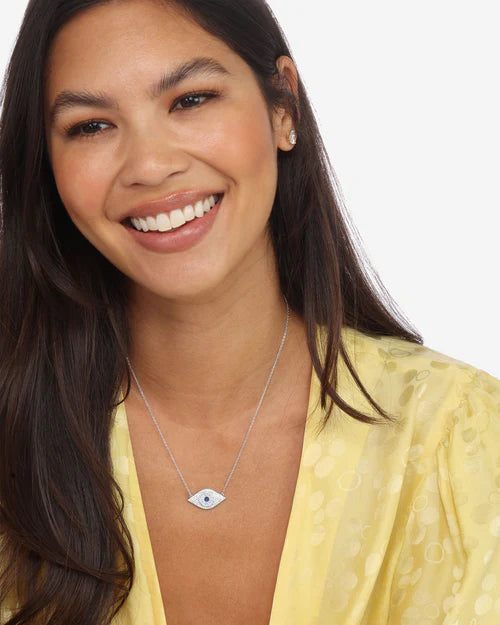 Melinda Maria Evil Eye Pendant Necklace
