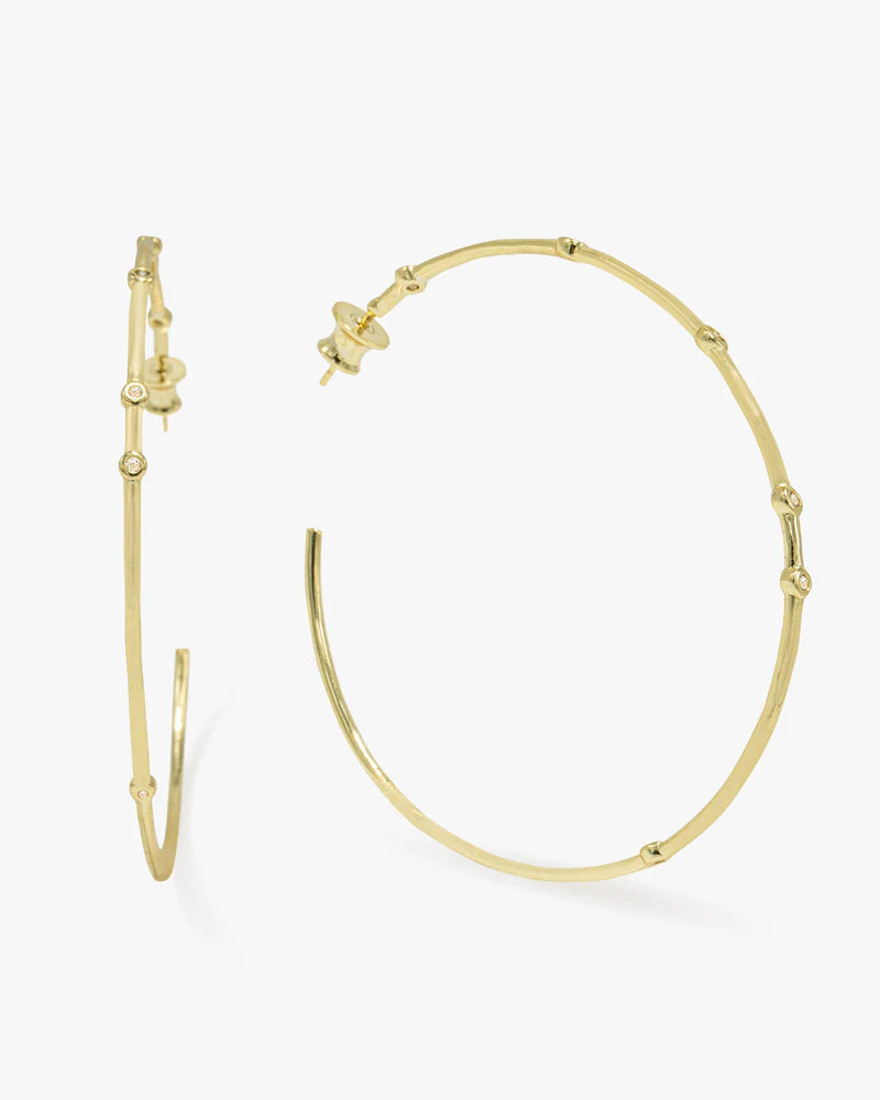 Melinda Maria Big Ass Hoops 2" Earrings