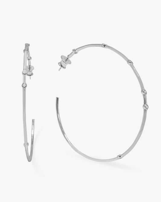 Melinda Maria Big Ass Hoops 2" Earrings