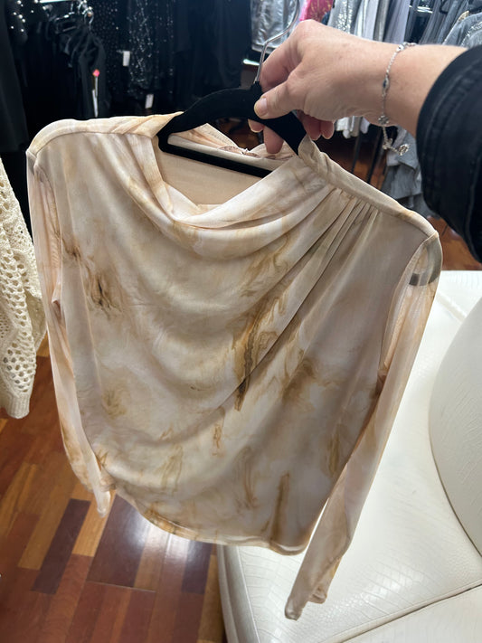 Esqualo Marble Mesh Top