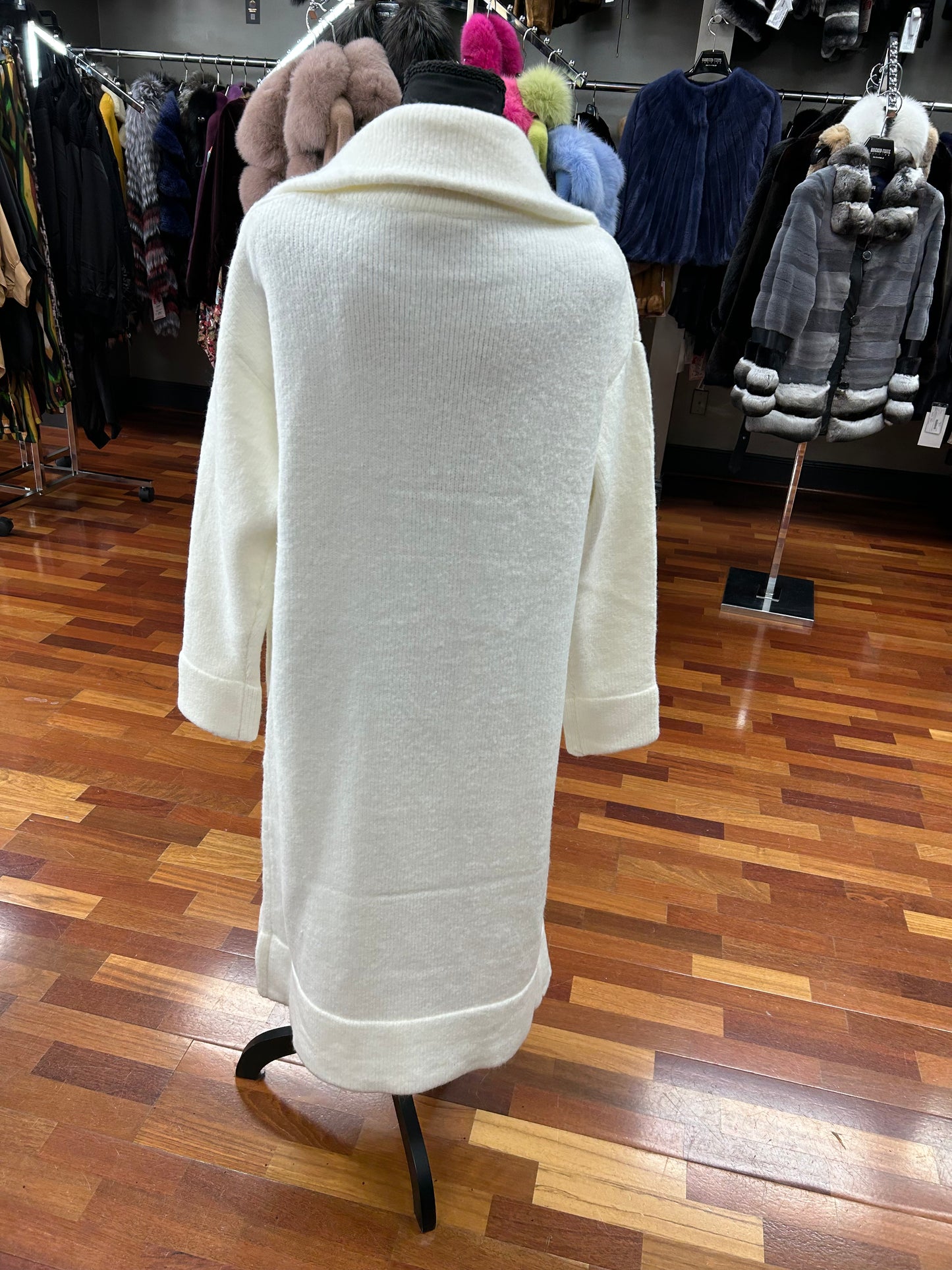 Muche et Muchette Harvey Maxi Sweater Jacket w/ front pocket One Size Fits 0-12