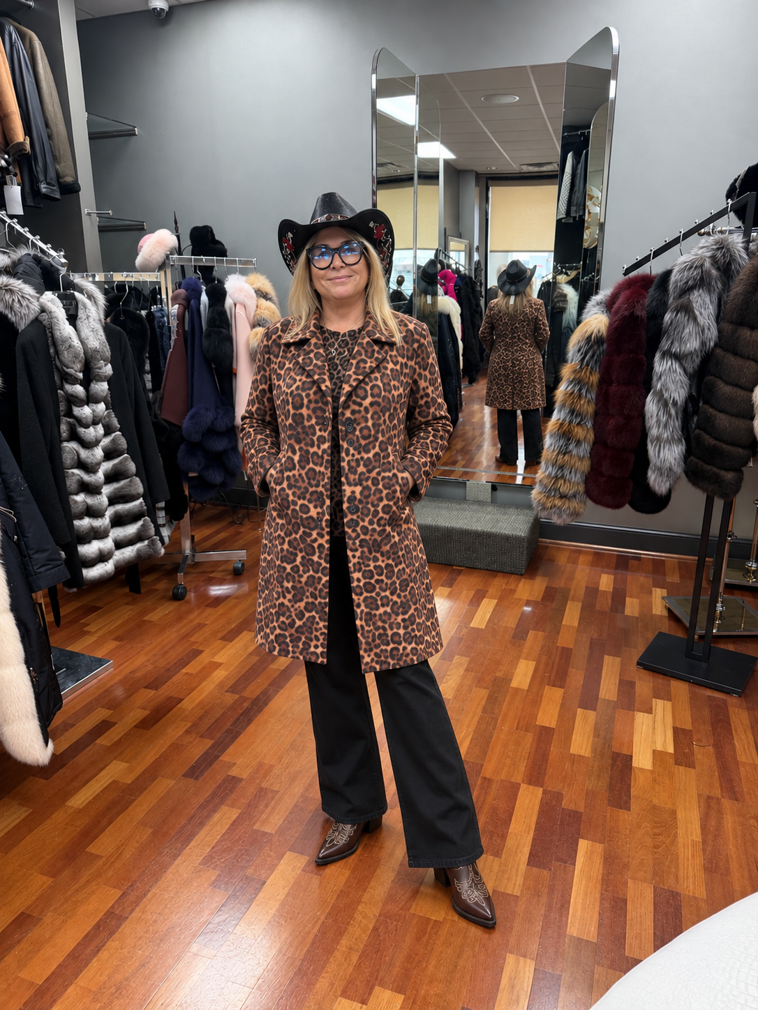 Paparazzi Leopard Print Soft Vegan Jacket