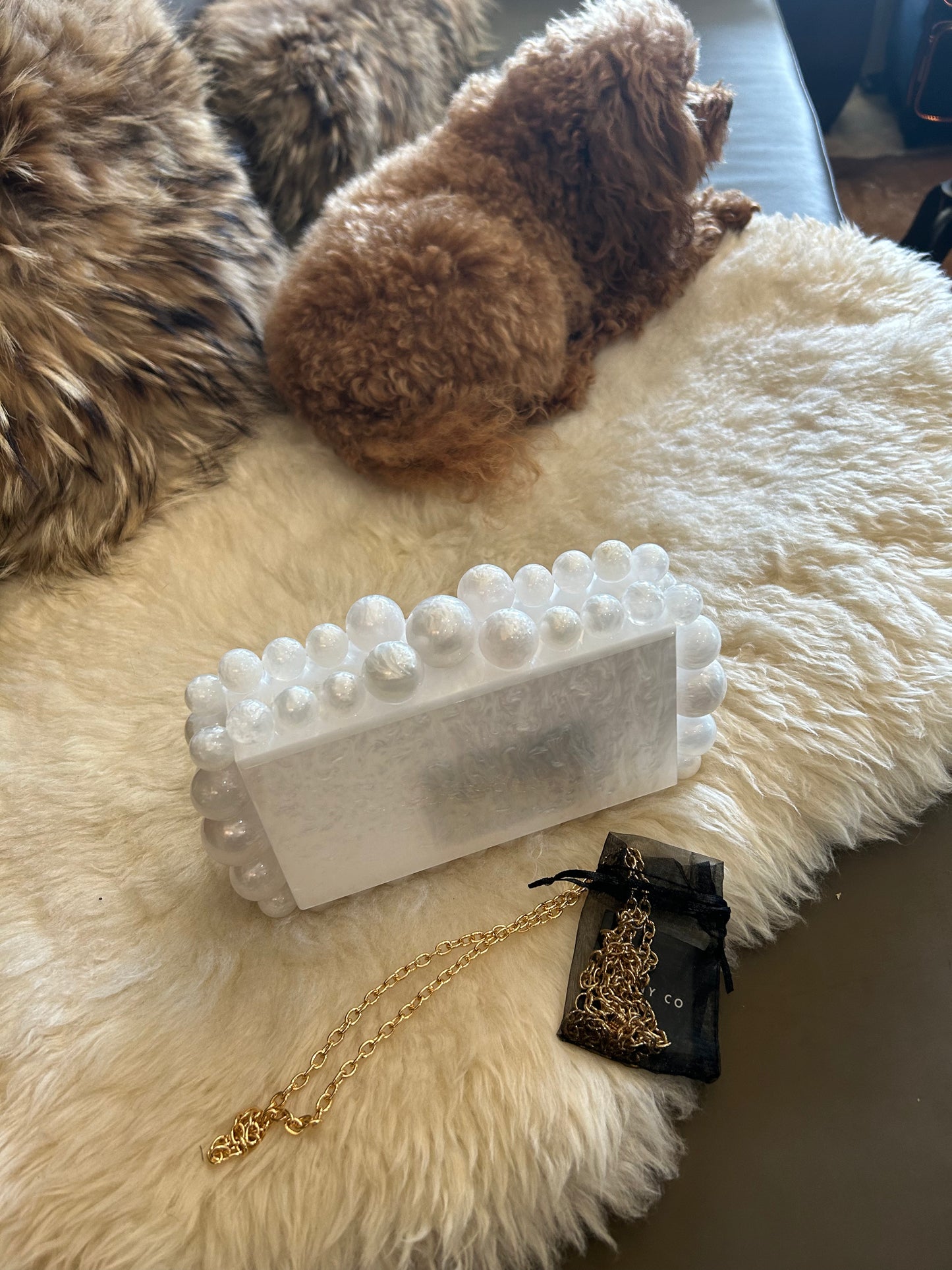 Linny Co Daphne evening bag look
