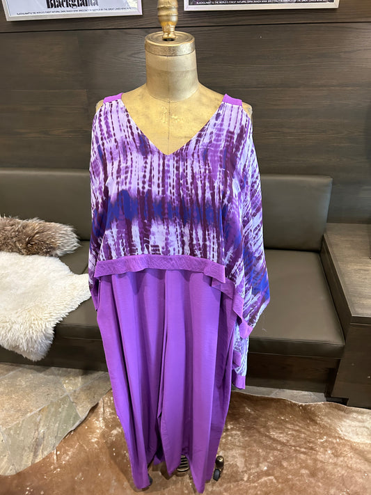 Mat Fashion Shades of Purple Jumpsuit