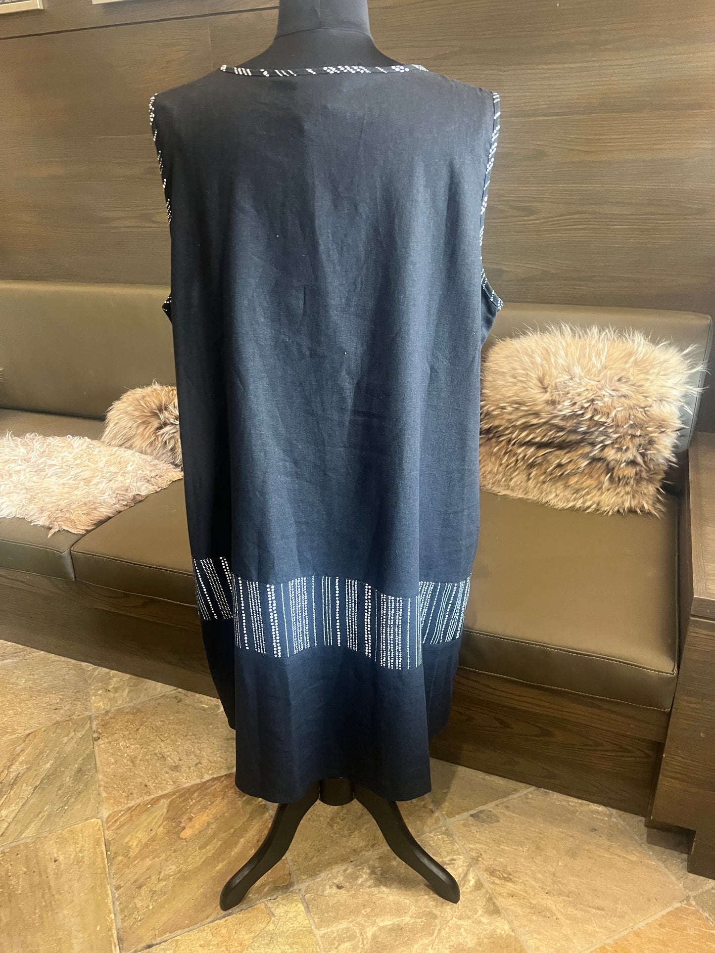 Compli K Woven Black and White Dress