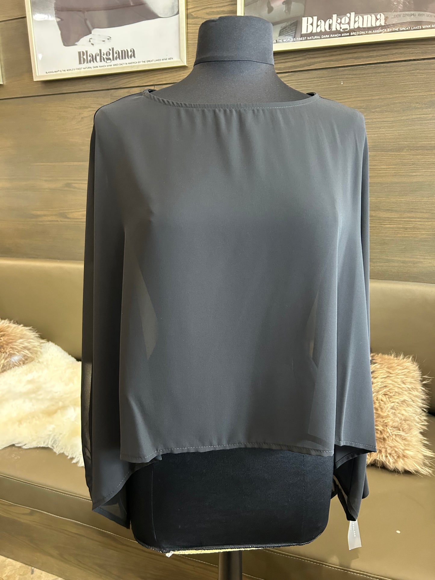Last Tango Chiffon Topper Top