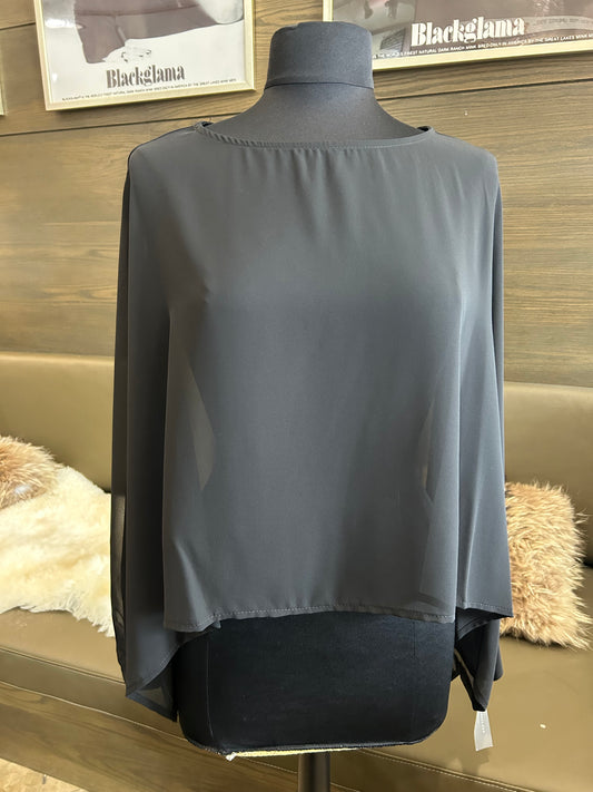 Last Tango Chiffon Topper Top