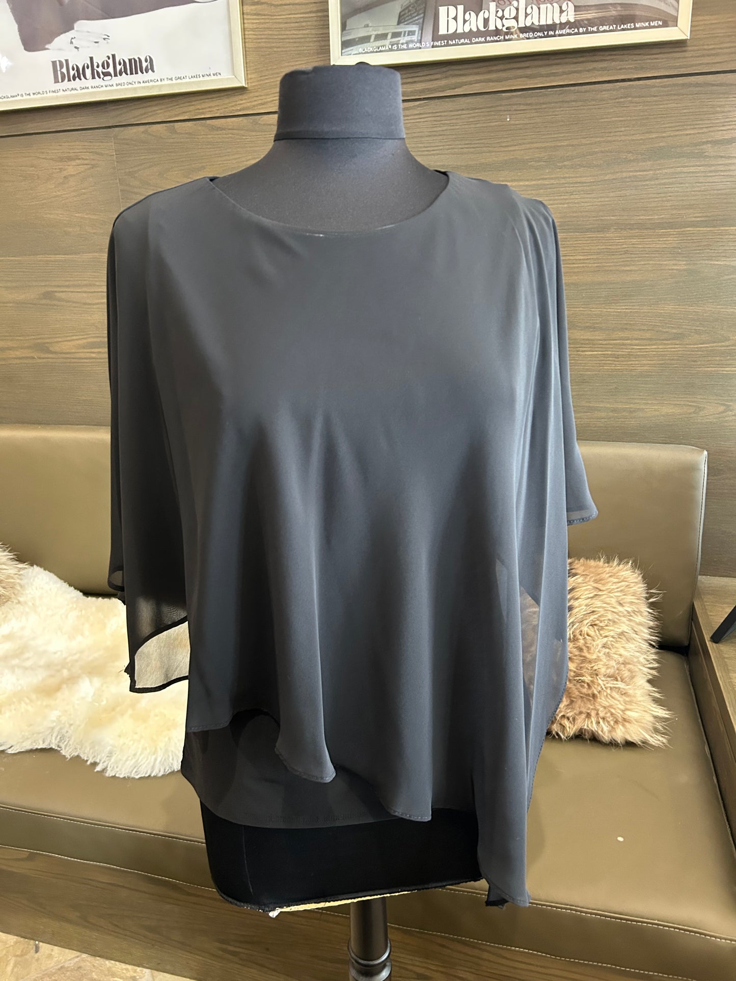 Last Tango Chiffon Layered Top