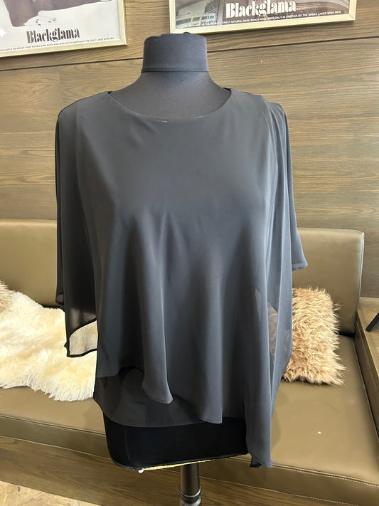 Last Tango Chiffon Layered Top