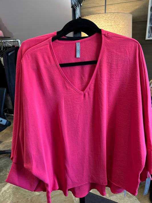 Last Tango V Neck Bat Wing Top