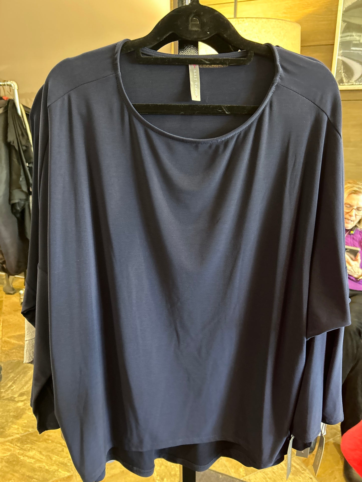 Last Tango V Neck Bat Wing Top