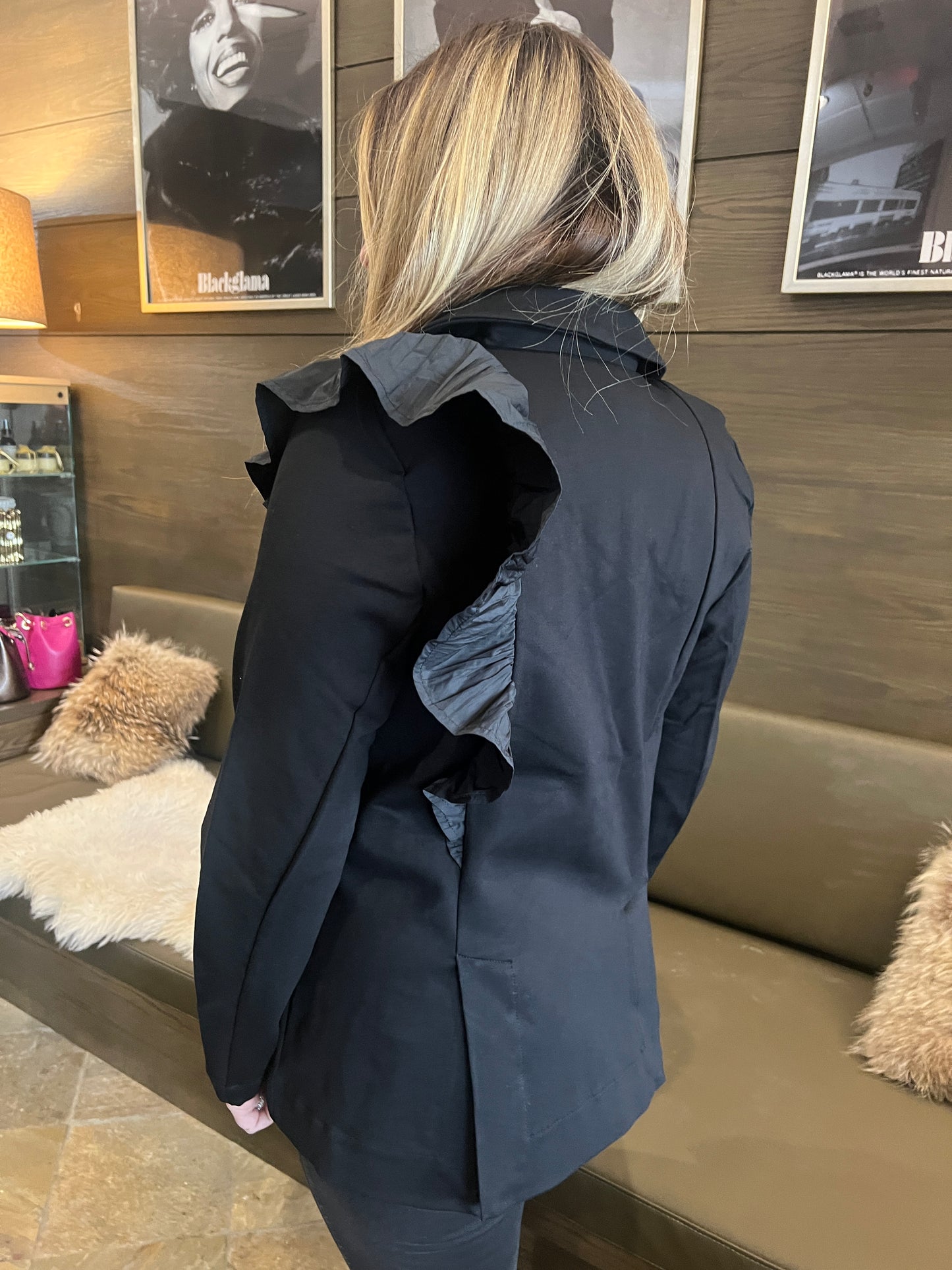 Isle by Kozan Black Diamond Frill Jacket