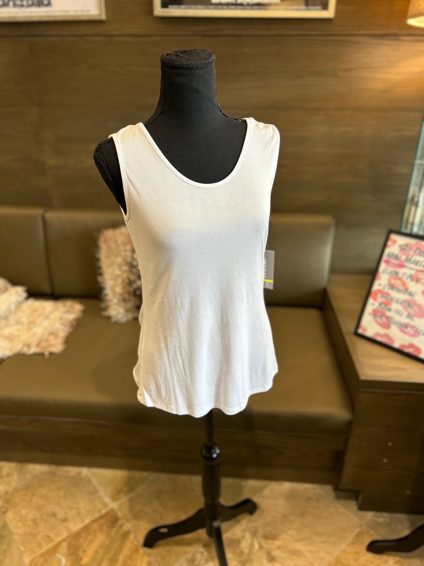 Insight Day Casual Sleeveless Ribbed Tank Top
