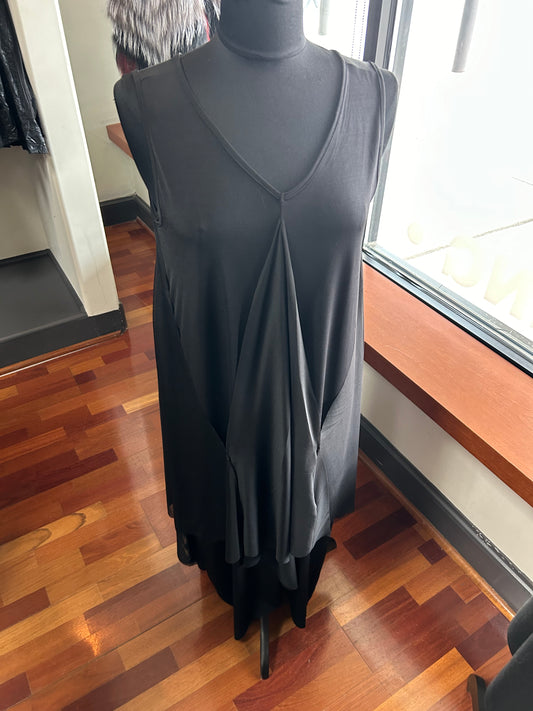 Kozan Black Mesh Mills Dress