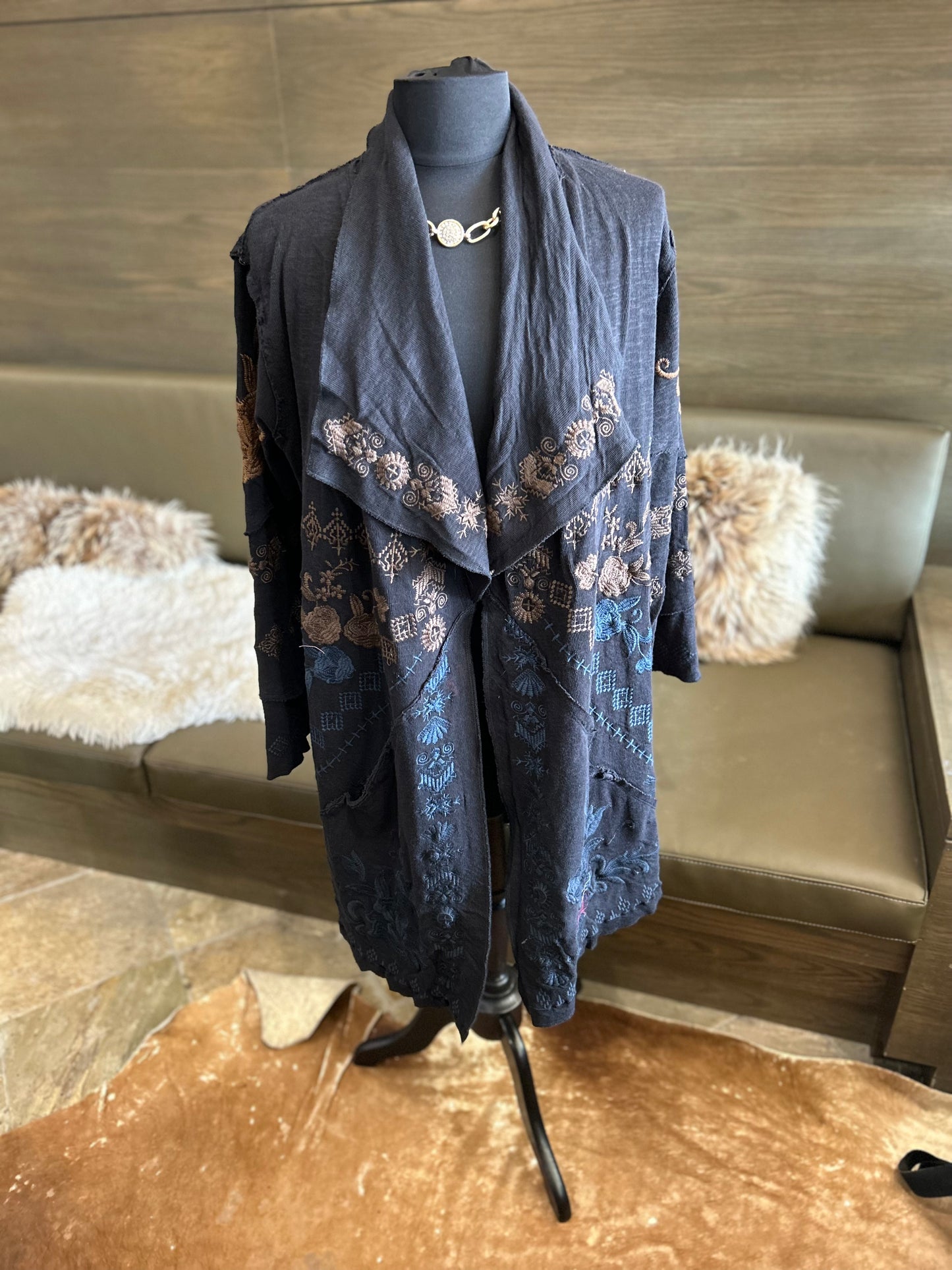 Kyla Seo Kimia Long Cardigan Jacket Kafton