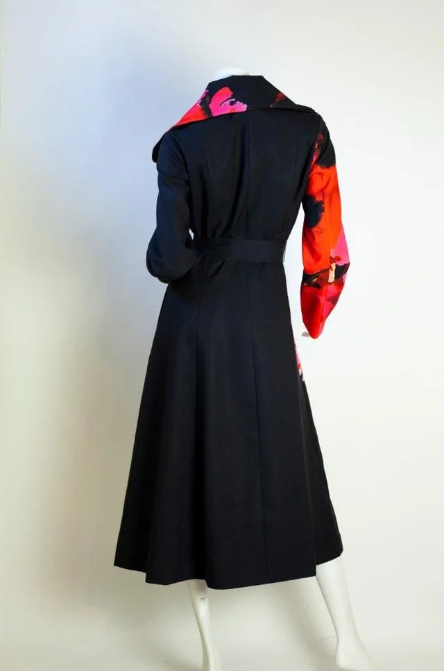 Samuel Dong Double Breasted Coat Dress