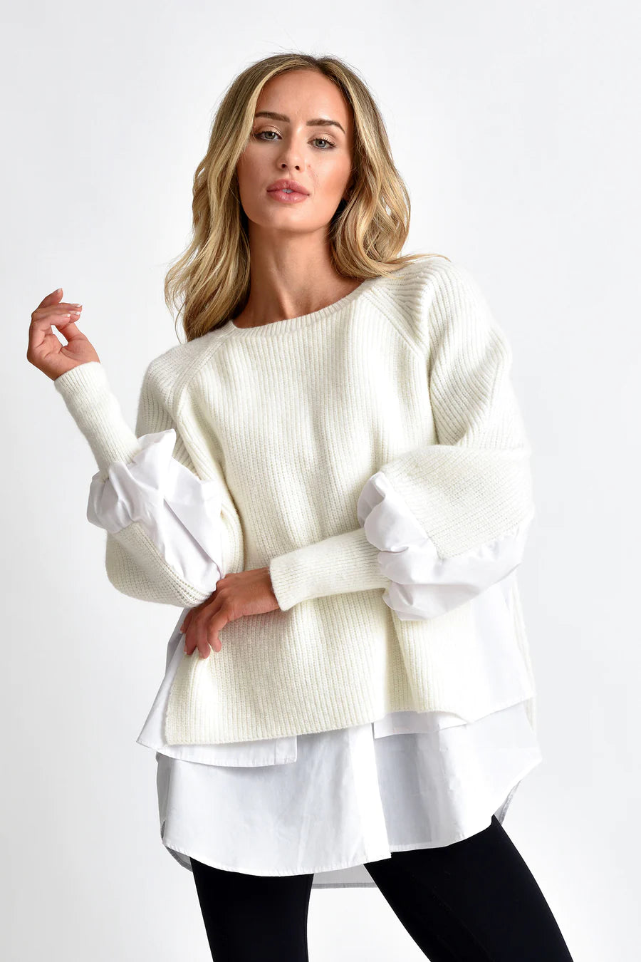 Muche et Muchette Monroe Layered Sweater One Size Fits 0-14
